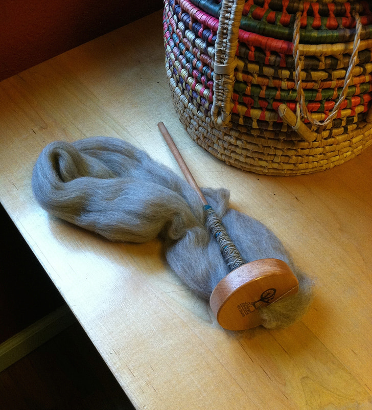 ax, lână, tricotat, crafting