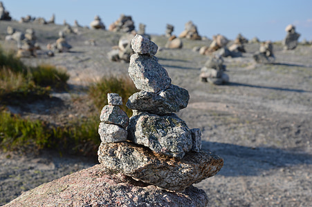 Kőhalom, Norvégia, sziklához, Lysebotn, fjord, természet, Skandinávia