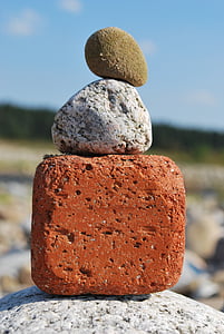 pedra, natureza, rocha, colorido, Rock - objeto, pedra - objeto, seixo