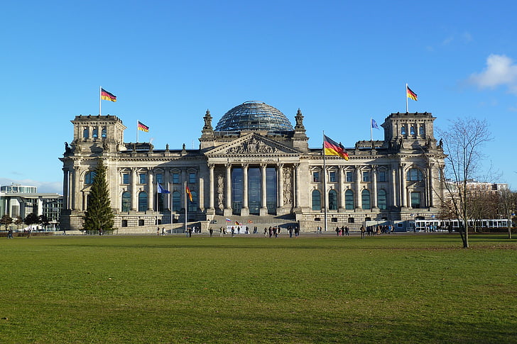 Reichstagas (pastatas), Berlynas, kapitalo, Lankytinos vietos, Vokietija, turistų traukos, Architektūra