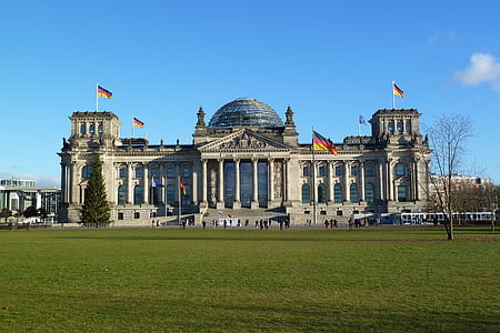Reichstag building, Berlín, kapitál, zaujímavé miesta, Nemecko, turistickou atrakciou, Architektúra