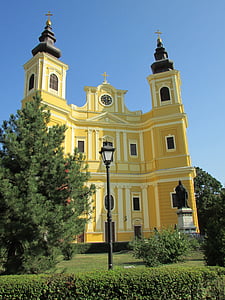 oradea, transylvania, church, roman catholic, basilica