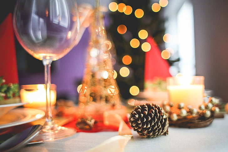 candles, celebration, christmas, christmas decoration, decoration, depth of field, party