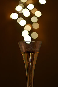 cheers, feast day, champagne, bokeh, prost, drink, abut
