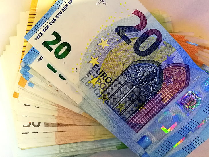pengar, euro, europeiskt, Cash, Finance, mynt, företag