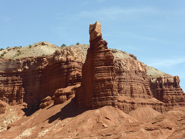 naturaleza, filón del Capitol, Parque Nacional, Estados Unidos, América, erosión, roca