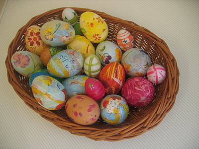uova di Pasqua, Pasqua, vernice, pittura, uovo, arte, Colore