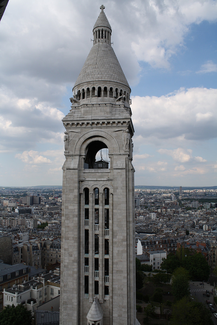 Torre, cidade, Francês, Paris, céu, Notre-dame, arquitetura