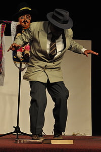 Theater, Juan de maldonado, acteur, achalay theater, Peru, kunstenaar, theatrale partij vargas