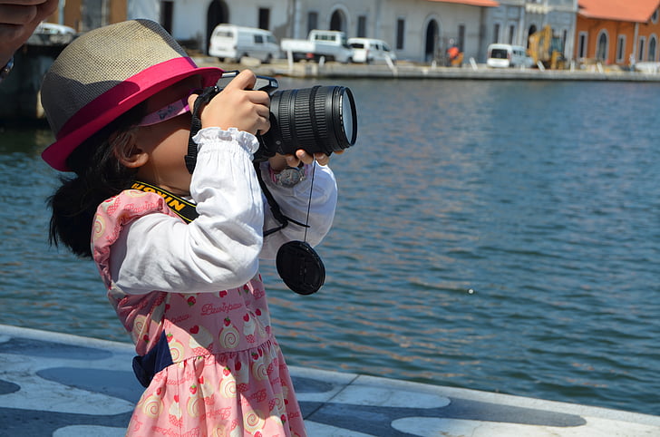 nehmen Foto, Baby, Foto-Shooting, Nikon, Foto-Shooting, zwei Personen, Wasser