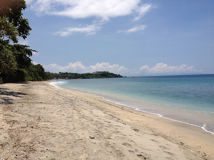praia, Verão, natureza, paisagem, Lombok, Indonésia