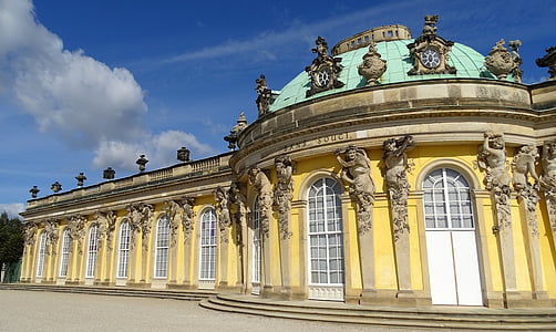 Potsdam, Schloss, Orte des Interesses, historisch, Gebäude, Deutschland, Sanssouci