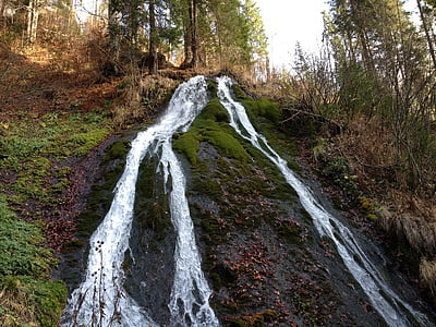vattenfall, utflykt, naturen, floden, Stream, skogen, vatten