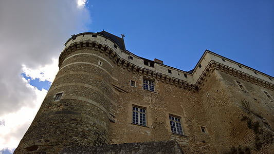 hrad, Potápanie proti, staré, krajiny na Loire, Francúzsko
