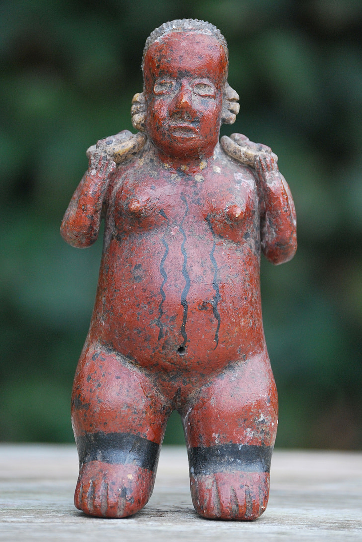 фигурка, Мексико, култура, жена, плодовитостта, изкуство, Статуята