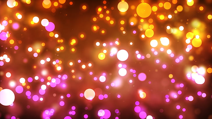 glow, shiny, colors, bokeh, abstract, background, 4k wallpaper