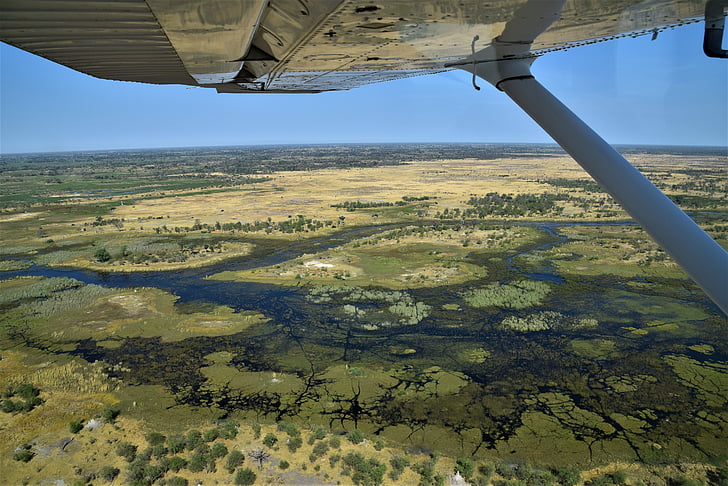 Botsvāna, Okavango, Delta, Maunas ciemata nu
