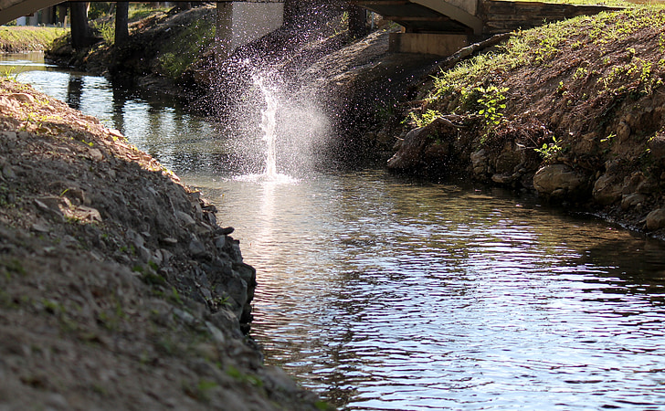 Splash, Creek, agua, naturaleza, Río, Parque, corriente