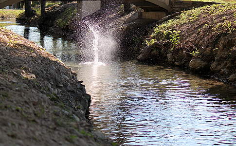 Splash, Creek, vann, natur, elven, Park, Stream