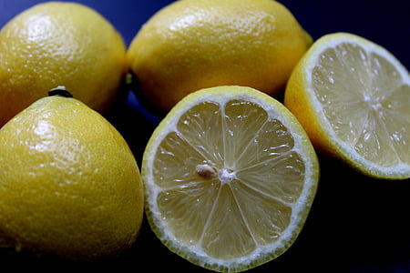 citrón, limonáda, ovocie, sklo, nápoj, čerstvé, nápoj