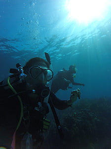 immersioni subacquee, mar, subacquei, cilindro, sistema duale, Buddy, Casal