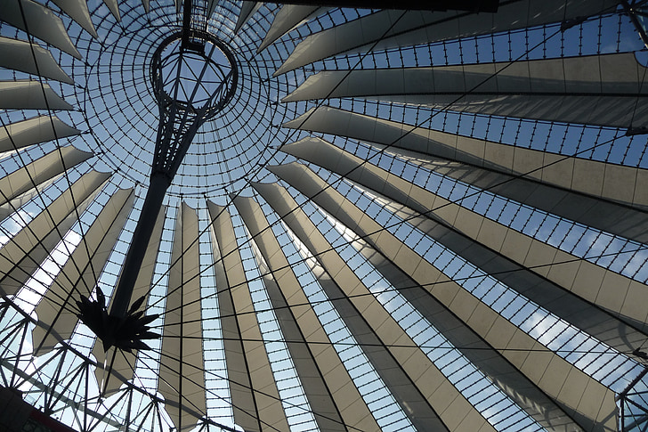 Berliini, Sony Centre, Center, arkkitehtuuri, ikkuna