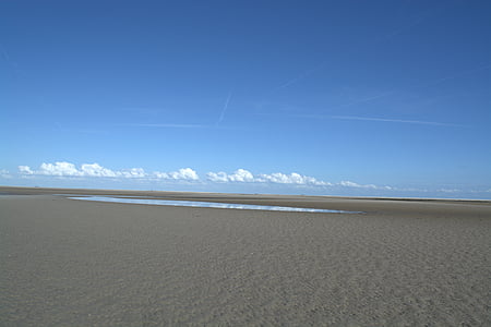 norderoogsand, 沙洲, 自然保护区, 休息, 桑迪, 自然, 沙滩