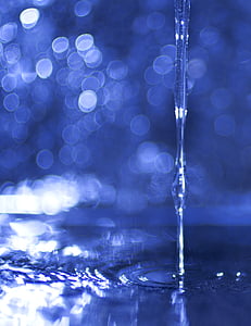 Splash, apa, prin picurare, albastru, robinet, lichid, curat