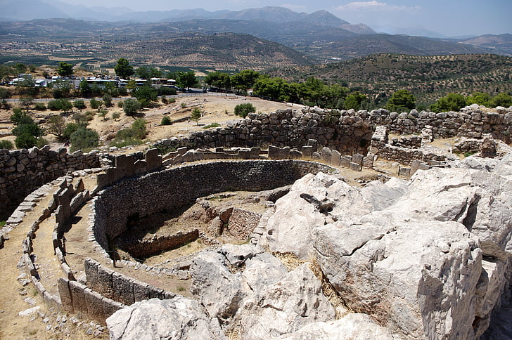 Mykonos, săpături arheologice, Grecia