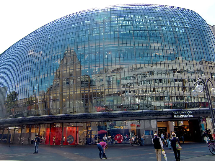 arkitektur, glas, Köln, byggnad, fönster, moderna, fasad