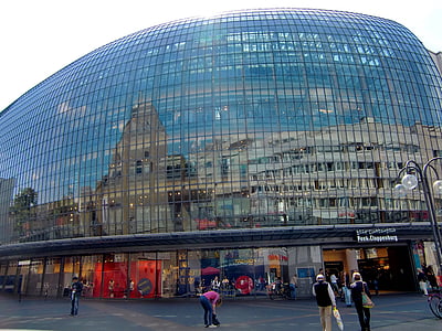 Architektura, sklo, Kolín nad Rýnem, budova, okno, moderní, fasáda