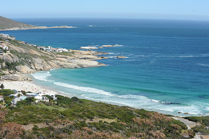 plajă, Cape town, peisaj, apa, vacanta, coasta, mare