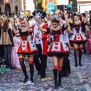 Carnaval, desfile, Chicas, sexy, bailarines, Vestido, Masquerade
