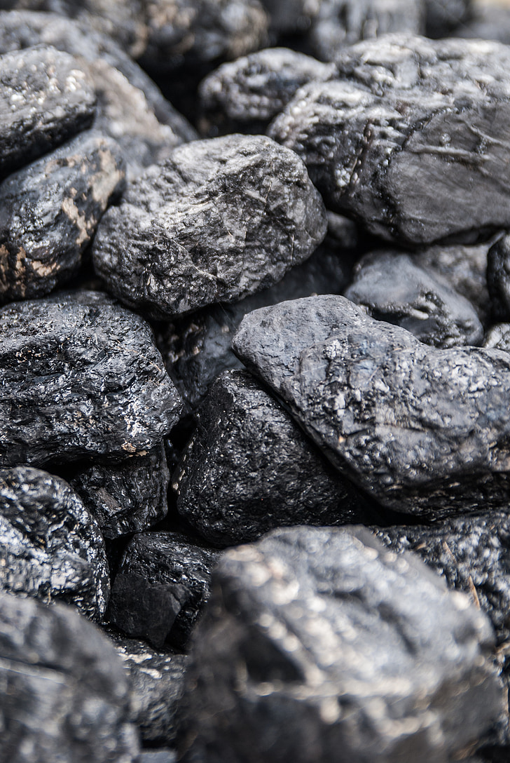 coal, briquette, black