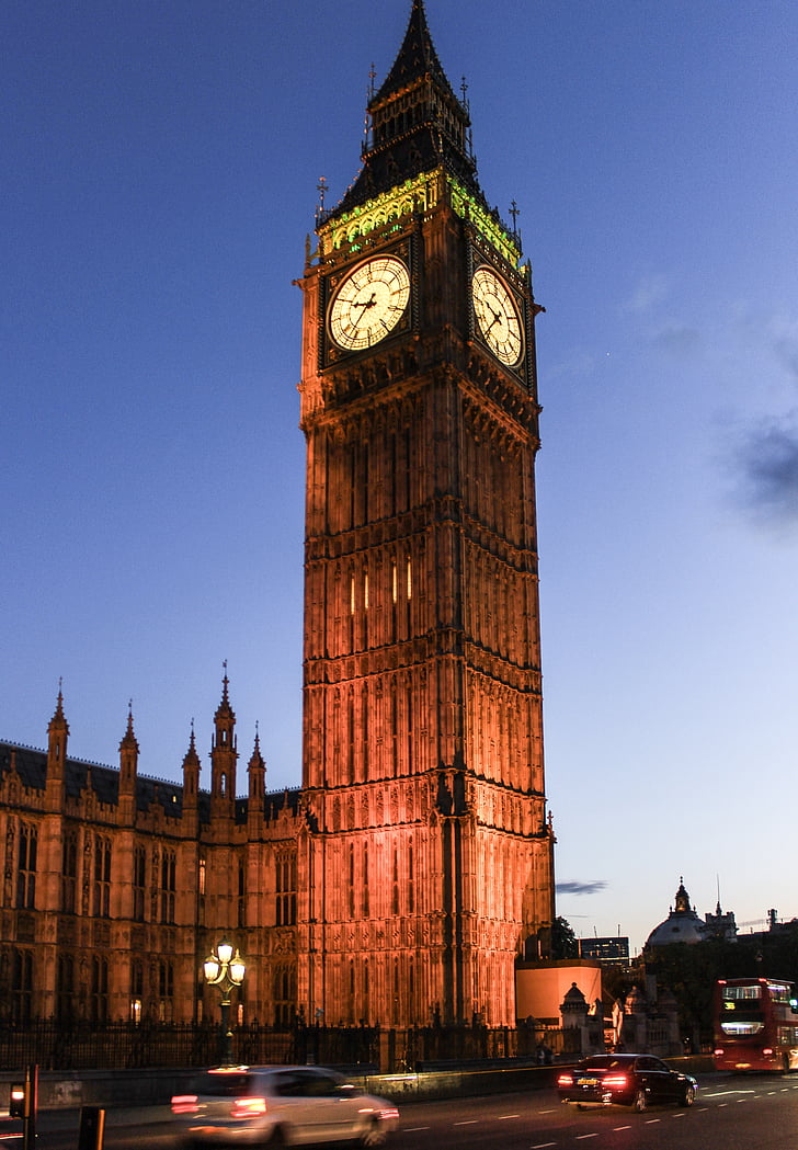 Big ben, Lontoo, parlamentin, Englanti, Iso-Britannia, kello, Iso-Britannia