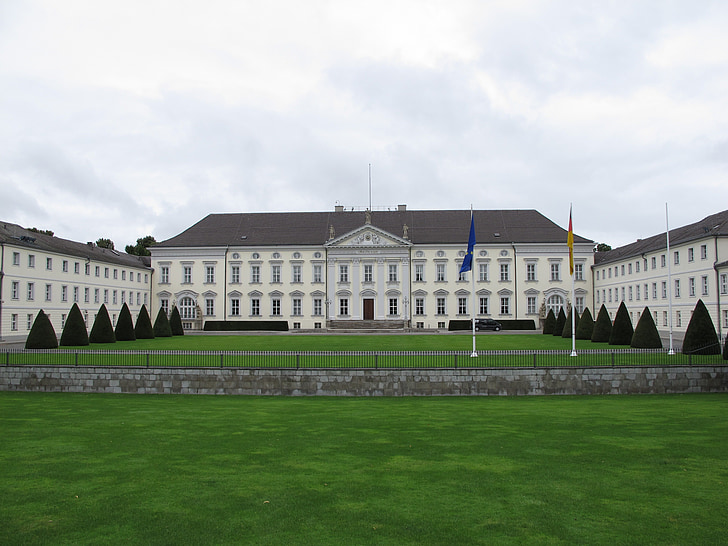 Castle bellevue, ordförandens kansli, Berlin, slott, Bellevue, neo klassisk arkitektoniska stil, från 1786