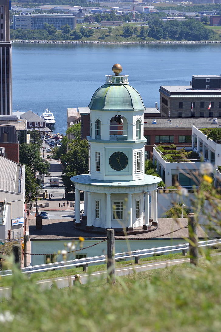 klokke, tårnet, historiske, Halifax, Canada, Nova, Scotia