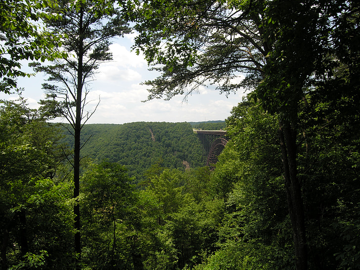 Virginie-occidentale, New river gorge, paysage