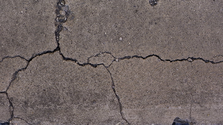 texture, background, crack, pavement, sidewalk, wall, building