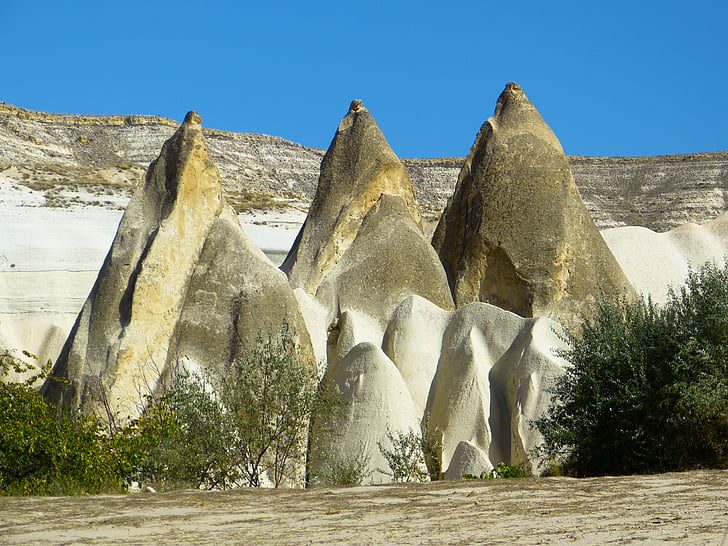 tuf, formaţiuni de rocă, peisaj, rock, eroziune, Cappadocia, Turcia