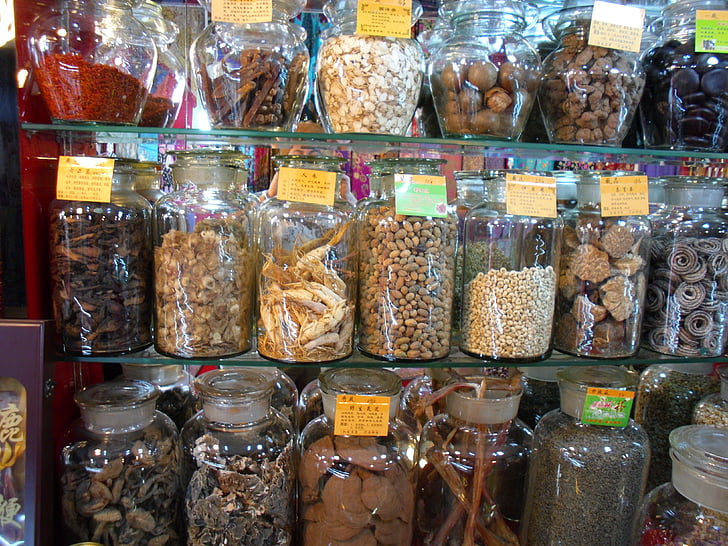 Xinjiang, Cina, herbal, pasar, Asia, Toko, Pariwisata