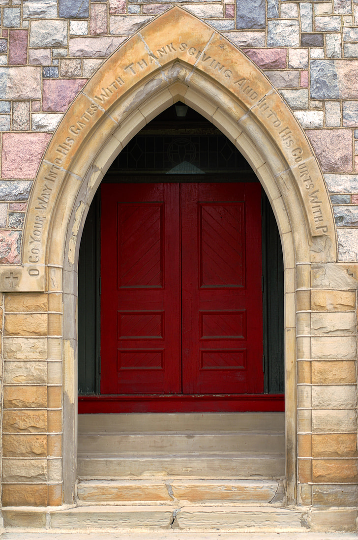 durvis, portāls, ieeja, arhitektūra, pie durvīm, ēka, akmens