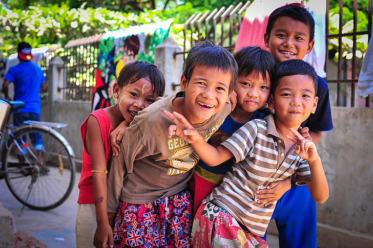 Asia, niños, alegría, vida, misiones, Myanmar, huérfanos
