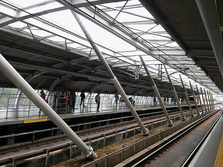 vlak, železničná stanica, Metro, Subway, stanica metra, São paulo, Svätý amaro
