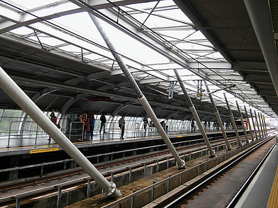 поезд, Железнодорожный вокзал, метро, метро, станции метро, Сан-Паулу, Святым Амаро