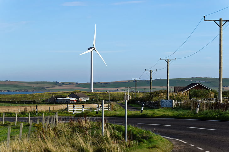 turbina di vento, energia, Vento, turbina, ambiente, cielo, rinnovabili