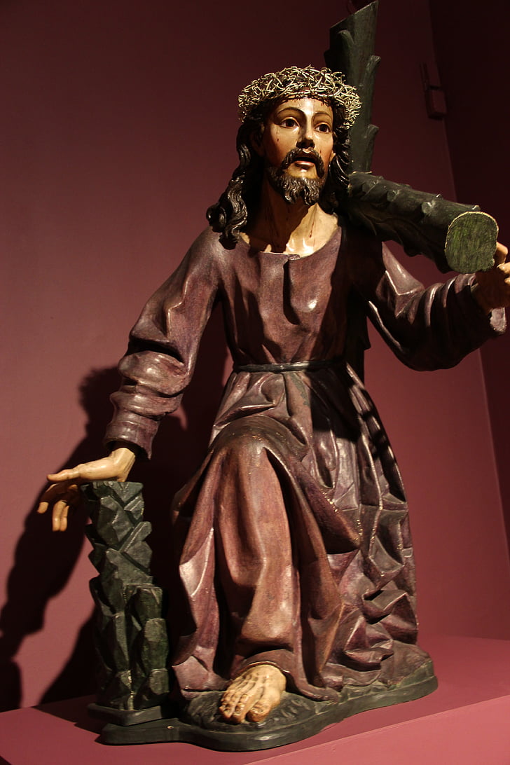 religiösa, konst, föreställningar, Jesus, Cruz, museet