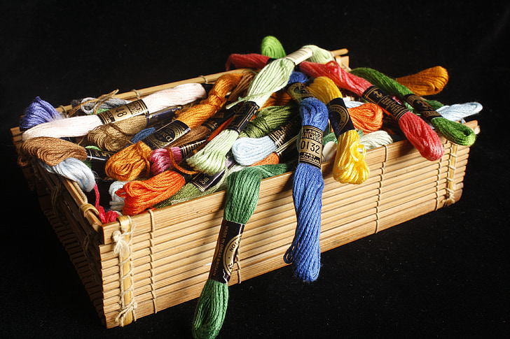 Thread, kirjonta, ompelu, veneet, väri, käsitöitä, FLOSS