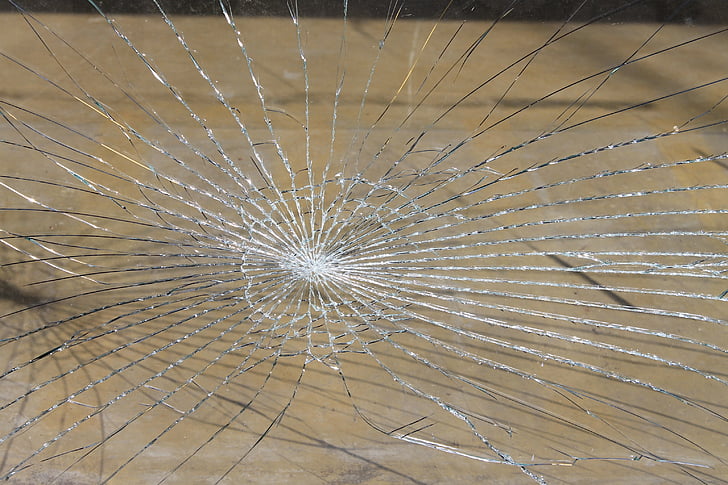 trencament de vidres, vidre, trencat, Divisor, fràgil, danys, pedra de