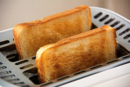 bread, breakfast, eat, food, slices of toast, toast, toasted bread
